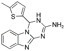 4-(5-METHYLTHIEN-2-YL)-3,4-DIHYDRO[1,3,5]TRIAZINO[1,2-A]BENZIMIDAZOL-2-AMINE Struktur