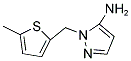 1-[(5-METHYLTHIEN-2-YL)METHYL]-1H-PYRAZOL-5-AMINE Struktur