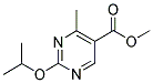 METHYL-2-ISOPROPOXY-4-METHYL-5-PYRIMIDINE CARBOXYLATE Struktur