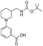 [1-(3-CARBOXY-PHENYL)-PIPERIDIN-3-YLMETHYL]-CARBAMIC ACID TERT-BUTYL ESTER Struktur