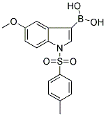 5-METHOXY-1-[(4-METHYLPHENYL)SULFONYL]-1H-INDOL-3-YLBORONIC ACID Struktur