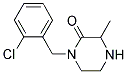 1-(2-CHLOROBENZYL)-3-METHYLPIPERAZIN-2-ONE Struktur