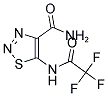 5-[(TRIFLUOROACETYL)AMINO]-1,2,3-THIADIAZOLE-4-CARBOXAMIDE Struktur