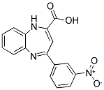 4-(3-NITRO-PHENYL)-1H-BENZO[B][1,4]DIAZEPINE-2-CARBOXYLIC ACID Struktur