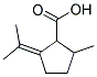 2-ISOPROPYLIDENE-5-METHYL-CYCLOPENTANECARBOXYLIC ACID Struktur