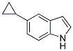 5-CYCLOPROPYL-1H-INDOLE Struktur