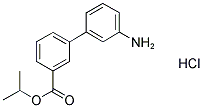 3'-AMINO-BIPHENYL-3-CARBOXYLIC ACID ISOPROPYL ESTER HCL Struktur