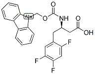 FMOC-(R)-3-AMINO-4-(2,4,5-TRIFLUORO-PHENYL)-BUTYRIC ACID Struktur