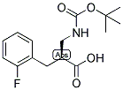 (S)-2-(TERT-BUTOXYCARBONYLAMINO-METHYL)-3-(2-FLUORO-PHENYL)-PROPIONIC ACID Struktur