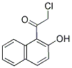 2-CHLORO-1-(2-HYDROXY-1-NAPHTHYL)ETHANONE Struktur