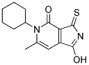 5-CYCLOHEXYL-1-HYDROXY-6-METHYL-3-THIOXO-3,5-DIHYDRO-4H-PYRROLO[3,4-C]PYRIDIN-4-ONE Struktur