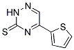 5-THIEN-2-YL-1,2,4-TRIAZINE-3(2H)-THIONE Struktur