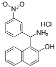 1-[AMINO-(3-NITRO-PHENYL)-METHYL]-NAPHTHALEN-2-OL HYDROCHLORIDE Struktur