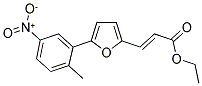 3-[5-(2-METHYL-5-NITRO-PHENYL)-FURAN-2-YL]-ACRYLIC ACID ETHYL ESTER Struktur