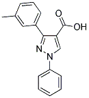 3-(3-METHYLPHENYL)-1-PHENYL-1H-PYRAZOLE-4-CARBOXYLIC ACID Struktur