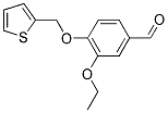 3-ETHOXY-4-(THIEN-2-YLMETHOXY)BENZALDEHYDE Struktur