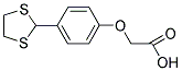 [4-(1,3-DITHIOLAN-2-YL)PHENOXY]ACETIC ACID Struktur