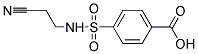 4-[[(2-CYANOETHYL)AMINO]SULFONYL]BENZOIC ACID Struktur