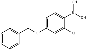 4-(BENZYLOXY)-2-CHLOROPHENYLBORONIC ACID Structure