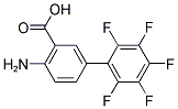 4-AMINO-2',3',4',5',6'-PENTAFLUORO[1,1'-BIPHENYL]-3- CARBOXYLIC ACID Struktur