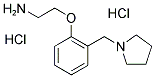 (2-[2-(PYRROLIDIN-1-YLMETHYL)PHENOXY]ETHYL)AMINE DIHYDROCHLORIDE Struktur