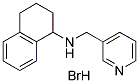 PYRIDIN-3-YLMETHYL-(1,2,3,4-TETRAHYDRO-NAPHTHALEN-1-YL)-AMINE HYDROBROMIDE Struktur