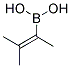 3-METHYL-2-BUTEN-2-YLBORONIC ACID Struktur