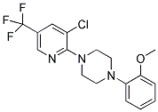 1-[3-CHLORO-5-(TRIFLUOROMETHYL)PYRIDIN-2-YL]-4-(2-METHOXYPHENYL)PIPERAZINE Struktur