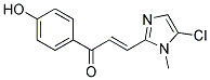 3-(5-CHLORO-1-METHYL-1H-IMIDAZOL-2-YL)-1-(4-HYDROXY-PHENYL)-PROPENONE Struktur