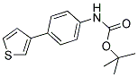 (4-THIOPHEN-3-YL-PHENYL)-CARBAMIC ACID TERT-BUTYL ESTER Struktur