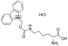 H-D-LYS(FMOC)-OH HCL Struktur