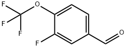 3-Fluoro-4-(trifluoromethoxy)benzaldehyde Struktur