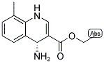 (R)-4-AMINO-8-METHYL-1,4-DIHYDRO-QUINOLINE-3-CARBOXYLIC ACID ETHYL ESTER Struktur