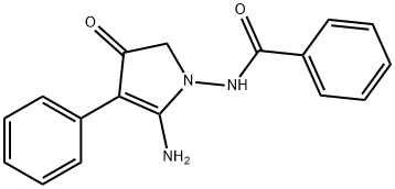 N-(5-AMINO-3-OXO-4-PHENYL-2,3-DIHYDRO-PYRROL-1-YL)-BENZAMIDE Struktur