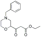 3-(4-BENZYL-MORPHOLIN-2-YL)-3-OXO-PROPIONIC ACID ETHYL ESTER Struktur