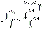 (S)-2-(TERT-BUTOXYCARBONYLAMINO-METHYL)-3-(2,3-DIFLUORO-PHENYL)-PROPIONIC ACID Struktur