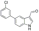 5-(3-CHLOROPHENYL)-1H-INDOLE-3-CARBALDEHYDE Struktur