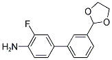 3'-[1,3]DIOXOLAN-2-YL-3-FLUORO-BIPHENYL-4-YLAMINE Struktur