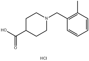 1-(2-METHYLBENZYL)PIPERIDINE-4-CARBOXYLIC ACIDHYDROCHLORIDE Struktur