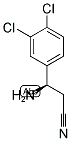 (R)-3-AMINO-3-(3,4-DICHLOROPHENYL)PROPANENITRILE Struktur