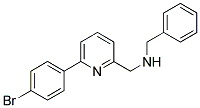 N-BENZYL(6-(4-BROMOPHENYL)PYRIDIN-2-YL)METHANAMINE Struktur