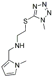 N-((1-METHYL-1H-PYRROL-2-YL)METHYL)-2-((1-METHYL-1H-TETRAZOL-5-YL)THIO)ETHANAMINE Struktur