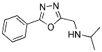 N-[(5-PHENYL-1,3,4-OXADIAZOL-2-YL)METHYL]PROPAN-2-AMINE Struktur