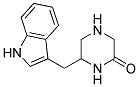 6-(1H-INDOL-3-YLMETHYL)-PIPERAZIN-2-ONE Struktur