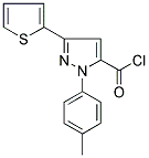 5-THIOPHEN-2-YL-2-P-TOLYL-2H-PYRAZOLE-3-CARBONYL CHLORIDE Struktur