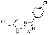 N1-[3-(4-CHLOROPHENYL)-1,2,4-THIADIAZOL-5-YL]-2-CHLOROACETAMIDE Struktur