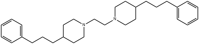 1,2-BIS(4-(3-PHENYL-PROPYL)PIPERID-1-YL)ETHANE Struktur