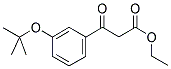 3-(3-TERT-BUTOXY-PHENYL)-3-OXO-PROPIONIC ACID ETHYL ESTER Struktur