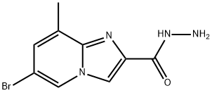 6-BROMO-8-METHYLIMIDAZO[1,2-A]PYRIDINE-2-CARBOHYDRAZIDE Struktur