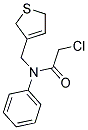 2-CHLORO-N-(2,5-DIHYDROTHIEN-3-YLMETHYL)-N-PHENYLACETAMIDE Struktur